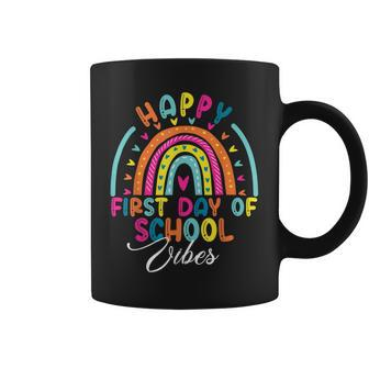 Back To School Vibes Happy First Day Of School For Teachers Coffee Mug - Thegiftio UK