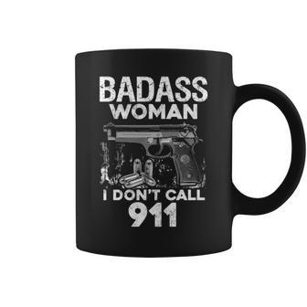 Badass Woman - I Dont Call Coffee Mug - Seseable