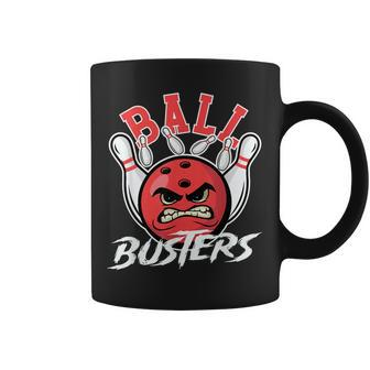 Ball Busters Bowling Couple Bowler Bowling Alley Bowler Coffee Mug - Thegiftio UK