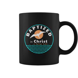 Baptized In Christ Funny Christian Adult Men Baptism Coffee Mug - Monsterry UK