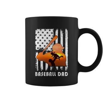 Baseball Dad Father And Kid Family Baseball Lover Coffee Mug - Monsterry
