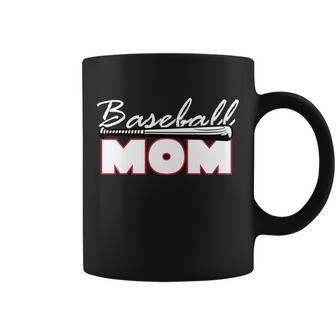Baseball Mom Bat Logo Coffee Mug - Monsterry DE