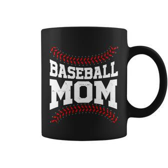 Baseball Mom Sports Fan Tshirt Coffee Mug - Monsterry
