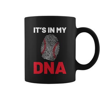 Baseball Player Its In My Dna For Softball Tee Ball Sports Gift Coffee Mug - Monsterry