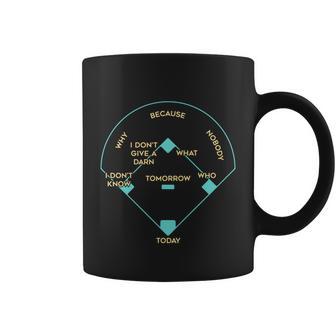 Baseball Positions Tshirt Coffee Mug - Monsterry UK