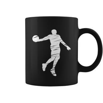 Basketball Player Retro Lines Gift Coffee Mug - Monsterry UK