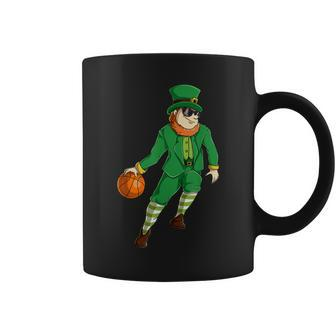 Basketball St Patricks Day Leprechaun Irish Boys Kids Men Coffee Mug - Thegiftio