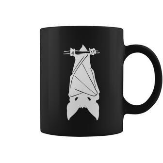 Bat Hanging Funny Halloween Quote Coffee Mug - Monsterry AU