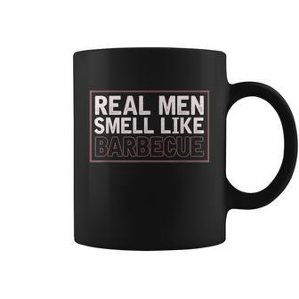 Bbq Grillmaster Men Real Men Smell Like Barbecue Tshirt Coffee Mug - Monsterry AU