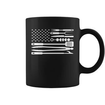 Bbq Tools American Flag Coffee Mug - Monsterry