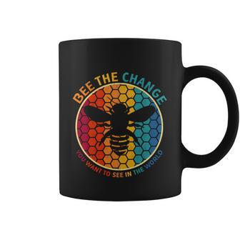 Bee The Change You Want To See In The World Motivational Bee Gift Coffee Mug - Monsterry CA