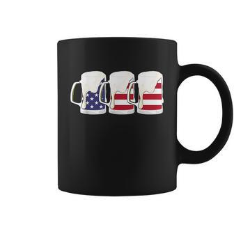 Beer American Flag Shirt 4Th Of July Men Women Merica Usa Coffee Mug - Monsterry UK