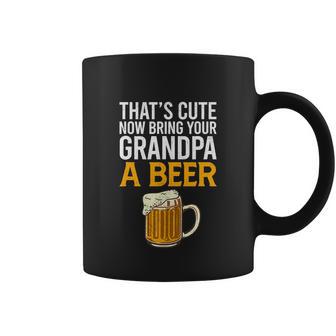 Beer Fathers Day Funny Drinking Coffee Mug - Monsterry