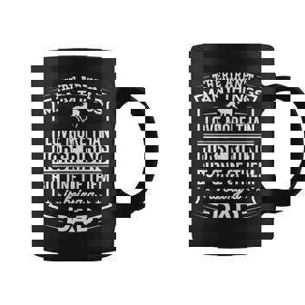 Being A Horse Riding Dad Funny Horse Riding Papa Coffee Mug - Thegiftio