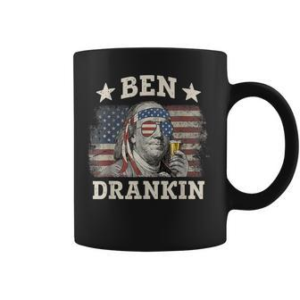 Ben Drankin 4Th Of July Patriotic Funny Beer Drinking Coffee Mug - Thegiftio UK