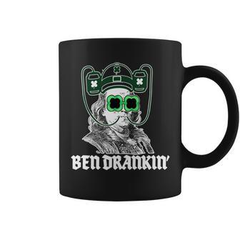 Ben Drankin Benjamin Franklin St Patricks Day Coffee Mug - Monsterry