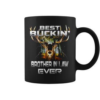 Best Buckin Brother In Law Ever Hunting Hunter Gift Coffee Mug - Thegiftio UK