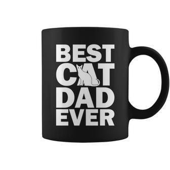 Best Cat Dad Ever Tshirt Coffee Mug - Monsterry UK