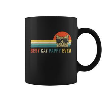 Best Cat Pappy Ever Shirt Vintage Retro Cat Dad Cat Father Coffee Mug - Monsterry DE