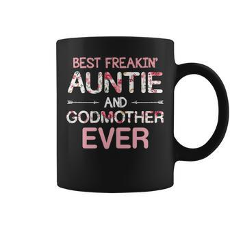 Best Freakin Auntie And Godmother Ever Coffee Mug - Thegiftio