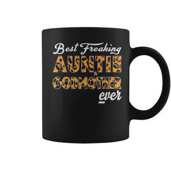 Best Freaking Auntie & Godmother Ever Xmas For Aunt Coffee Mug - Thegiftio