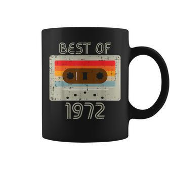 Best Of 1972 Casette Tape Retro 50Th Birthday 50 Years Old Coffee Mug - Seseable