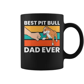 Best Pit Bull Dad Ever Funny Pitbull Dog Owner Coffee Mug - Thegiftio UK