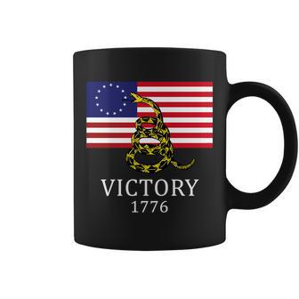 Betsy Ross Flag Dont Tread On Me 13 Colonies Coffee Mug - Monsterry