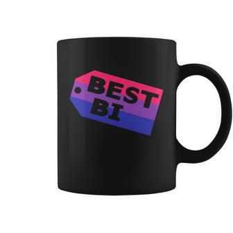 Bi Striped Best Bi Distressed Relaxed Fit Coffee Mug - Monsterry AU