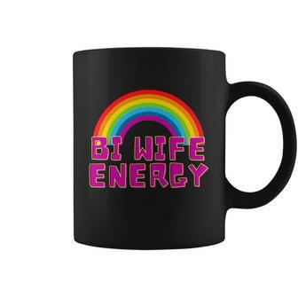 Bi Wife Energy Lgbtq Support V2 Coffee Mug - Monsterry DE