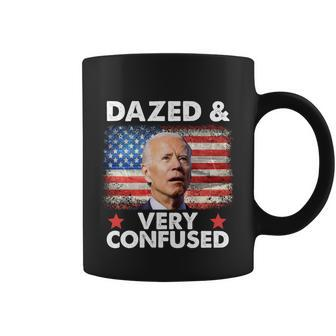 Biden Dazed And Very Confused Funny Vintage Tshirt Coffee Mug - Monsterry CA
