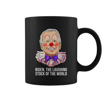 Biden The Laughing Stock Of The World Anti Biden Funny Biden Clown Coffee Mug - Monsterry AU