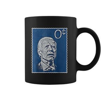 Biden Zero Cents Stamp 0 President Joe Tshirt Coffee Mug - Monsterry