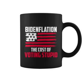 Bidenflation The Cost Of Voting Stupid Anti Biden Coffee Mug - Thegiftio UK