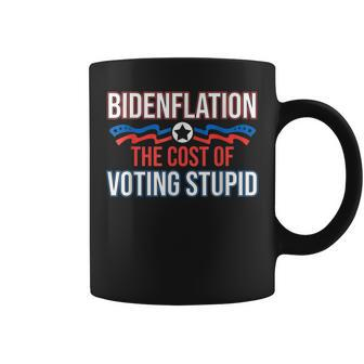 Bidenflation The Cost Of Voting Stupid Biden Flation Coffee Mug - Thegiftio UK