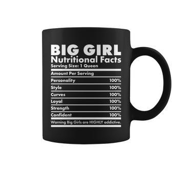 Big Girl Nutritional Facts Tshirt Coffee Mug - Monsterry UK