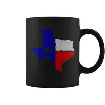 Big Texas Flag Vintage Tshirt Coffee Mug - Monsterry CA