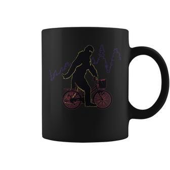 Bigfoot Cycling T-Shirt Graphic Design Printed Casual Daily Basic Coffee Mug - Thegiftio UK
