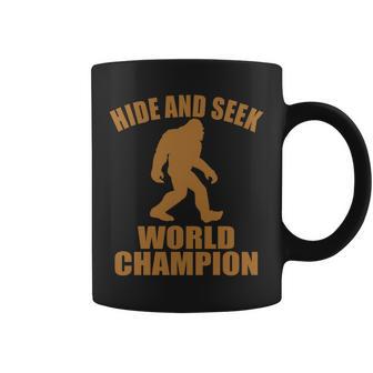 Bigfoot Hide And Seek World Champion Tshirt Coffee Mug - Monsterry