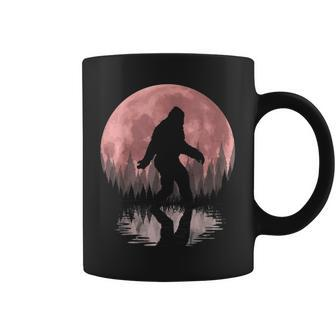 Bigfoot Moon Graphic Night Forest Cool Sasquatch Men Women Coffee Mug - Thegiftio UK