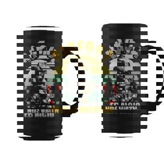 Bigfoot Needs A Vacation Funny Tshirt Smoking Coffee Mug - Monsterry