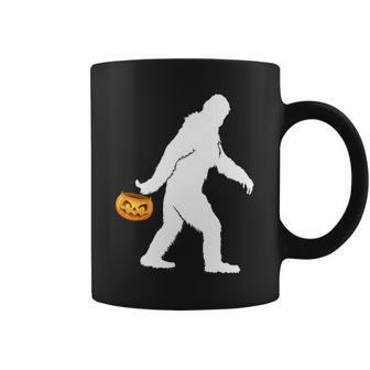 Bigfoot Sasquatch Halloween Pumpkin T-Shirt Graphic Design Printed Casual Daily Basic Coffee Mug - Thegiftio UK