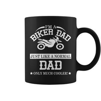 Biker Dad Tshirt Coffee Mug - Monsterry UK