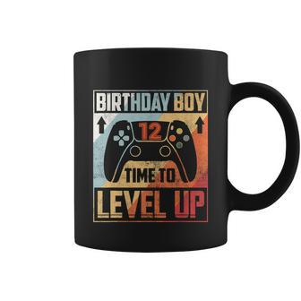 Birthday Boy 12 Time To Level Up Birthday Boy Gift 12 Years Old Gift Graphic Design Printed Casual Daily Basic Coffee Mug - Thegiftio UK