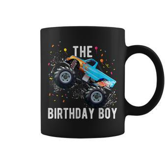 Birthday Boy Monster Truck Family Matching Coffee Mug - Seseable