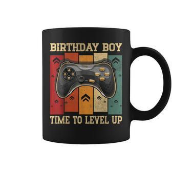 Birthday Boy Time To Level Up Funny Video Game Gift For Boys Coffee Mug - Thegiftio UK