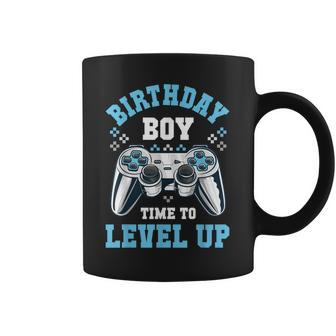 Birthday Boy Time To Level Up Matching Video Gamer Birthday V2 Coffee Mug - Thegiftio UK