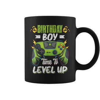 Birthday Boy Time To Level Up Video Game Birthday Boys Kids Coffee Mug - Thegiftio UK