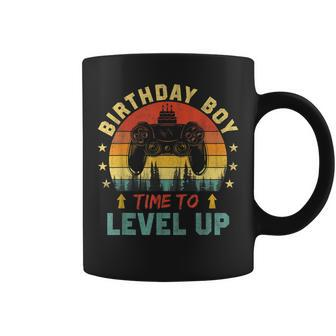 Birthday Boy Time To Level Up Video Game Birthday Gamer Boys Coffee Mug - Thegiftio UK