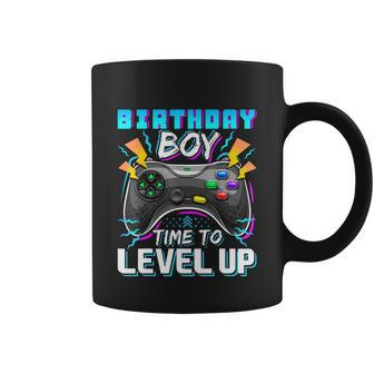 Birthday Boy Time To Level Up Video Game Birthday Gamer Graphic Design Printed Casual Daily Basic Coffee Mug - Thegiftio UK